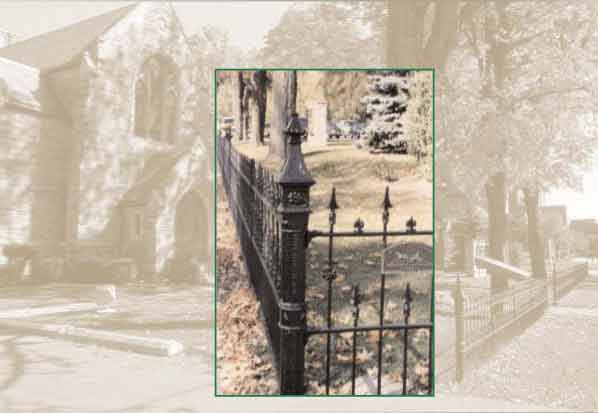 wrought iron fence
